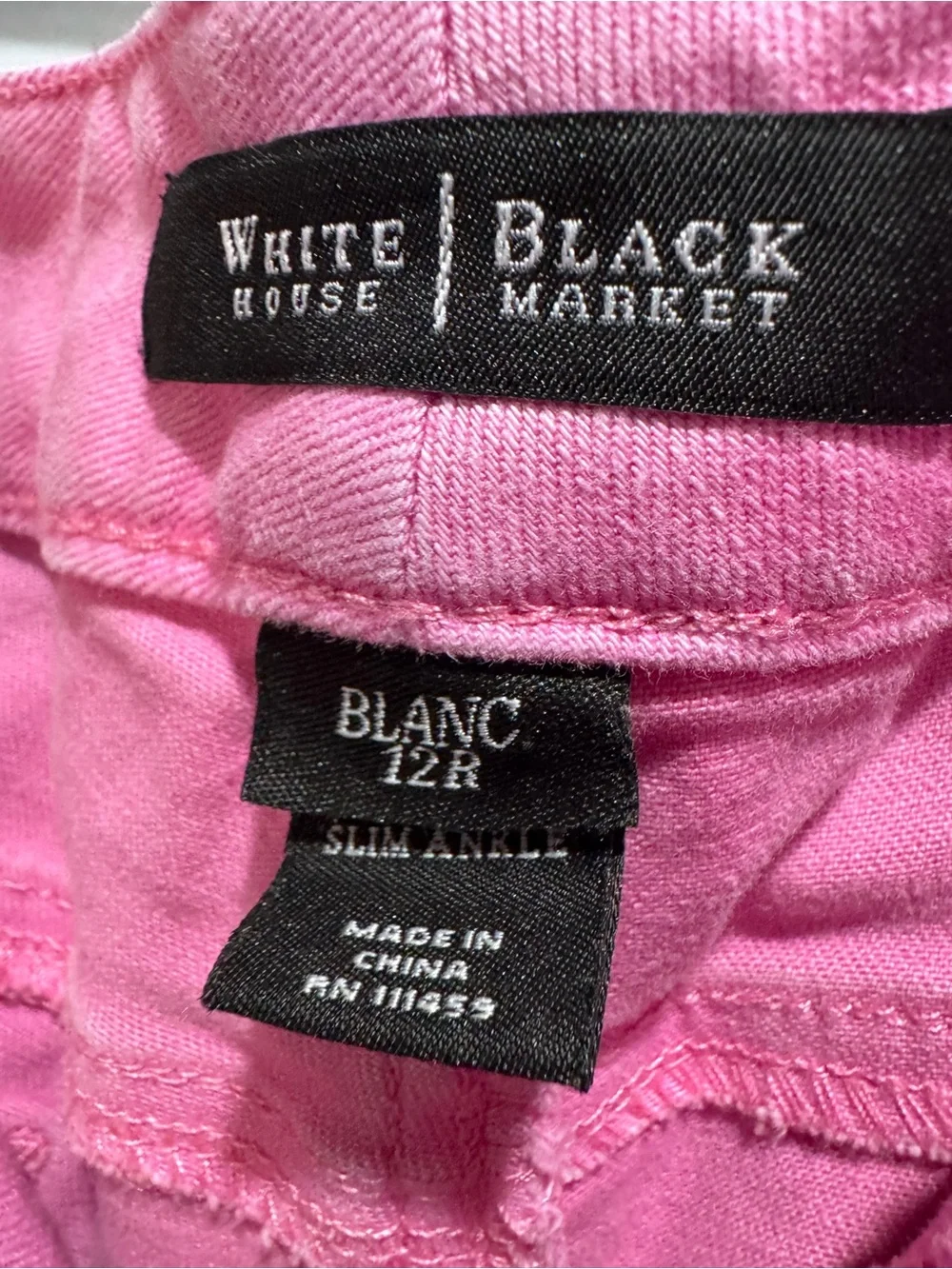 White House Black Market Pink Jeans